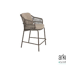 Capalbio counter stool terre with 2 cushions Terre